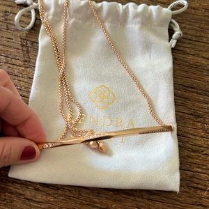 Kendra Scott Rose Gold Adjustable Necklace